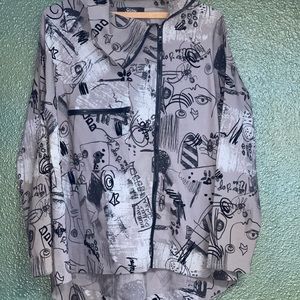 Funky artsy lightweight jacket